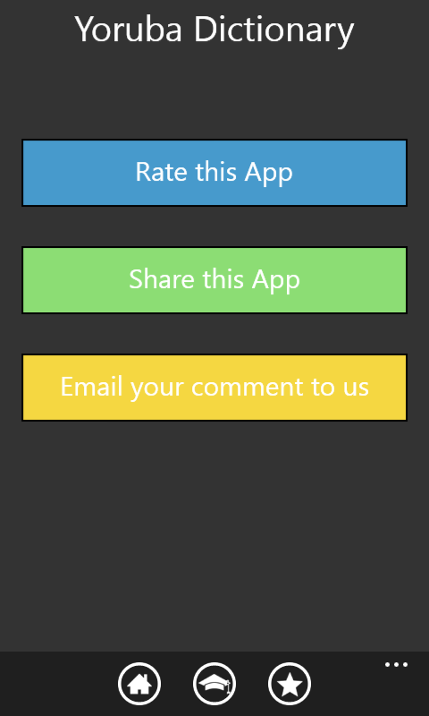 Yoruba Dictionary App