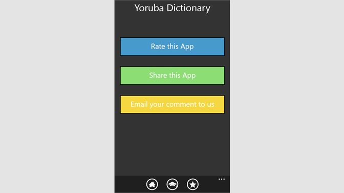 Yoruba Dictionary App