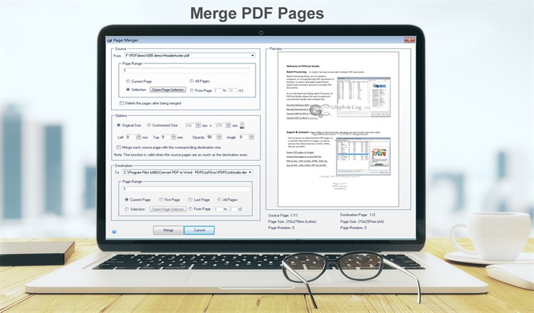 PDF Merger - PDFCool - PC - (Windows)