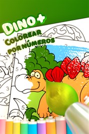Colorear por números - Dino +