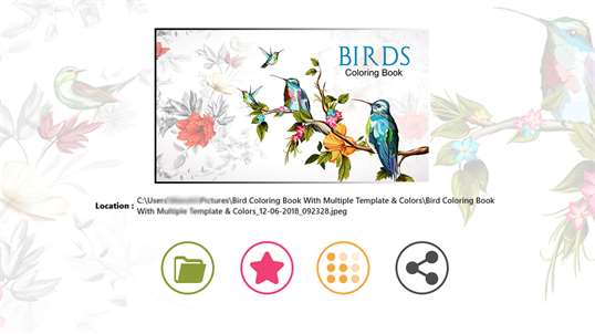 Adult Birds Coloring Book With Multiple Templates screenshot 8