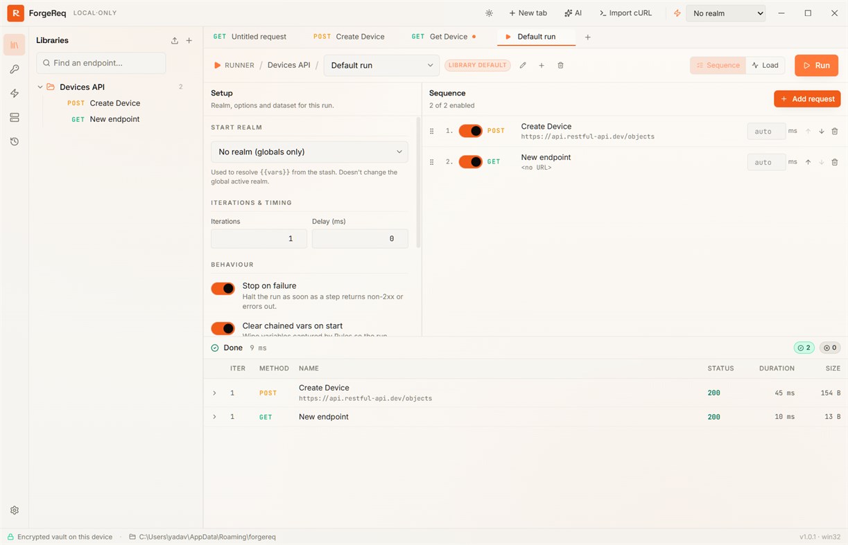 #3. ForgeReq REST Client (Windows) بواسطة: nikhily