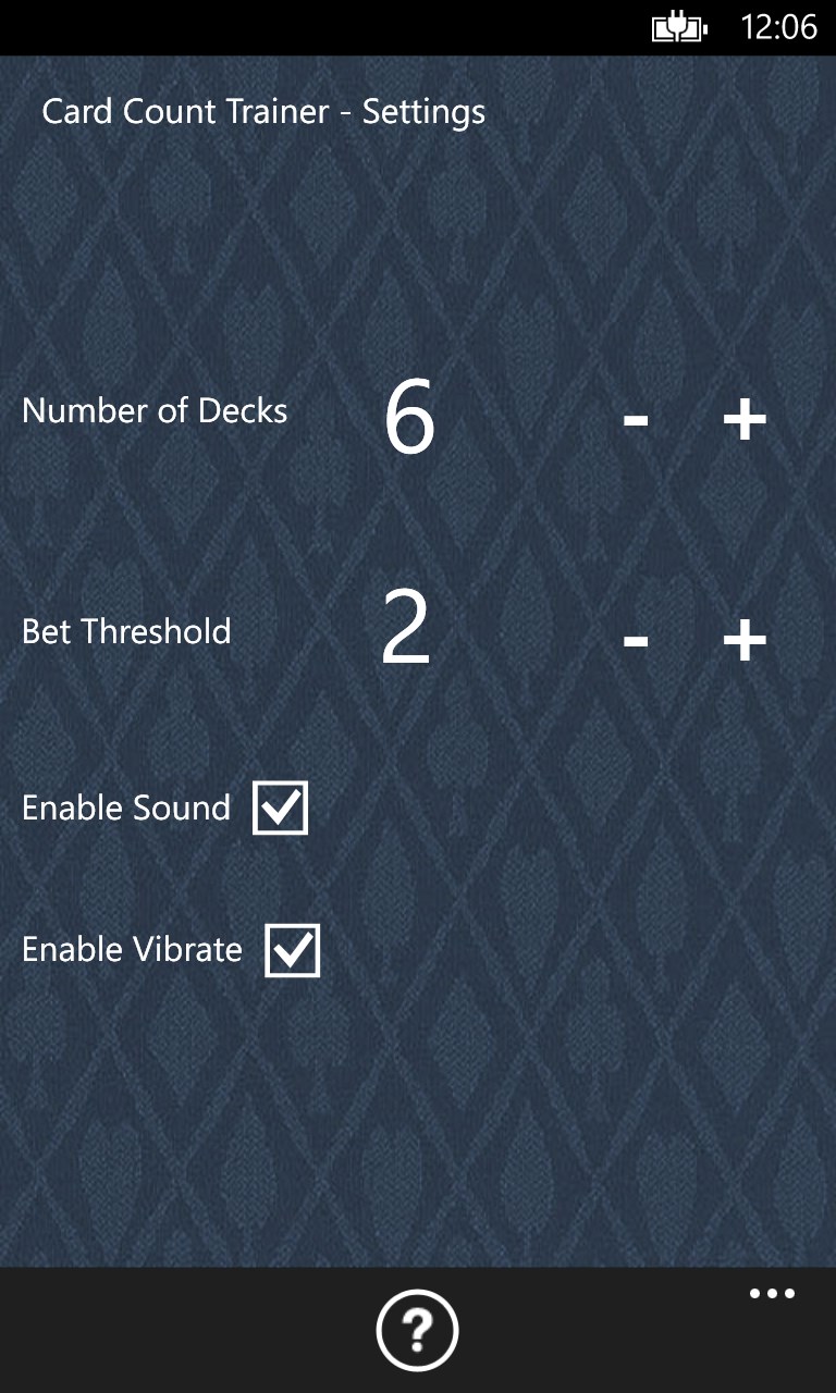 Captura de Pantalla 6 Card Count Trainer windows
