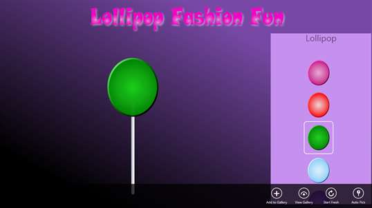 Lollipop Fashion Fun screenshot 1