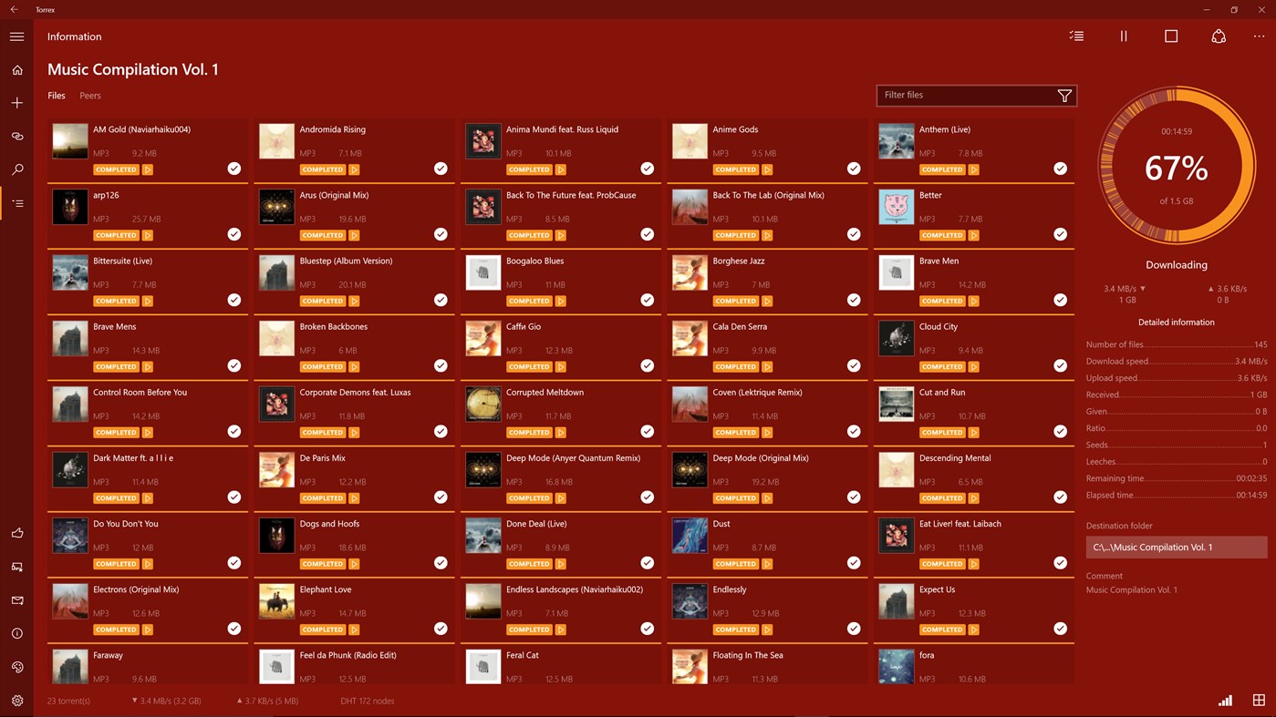 #2. Torrex Lite - Torrent Downloader (Windows) 来自: Finebits OÜ
