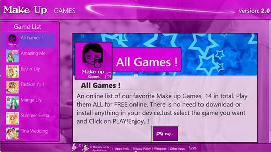 Online Games+ (Make-Up) screenshot 1