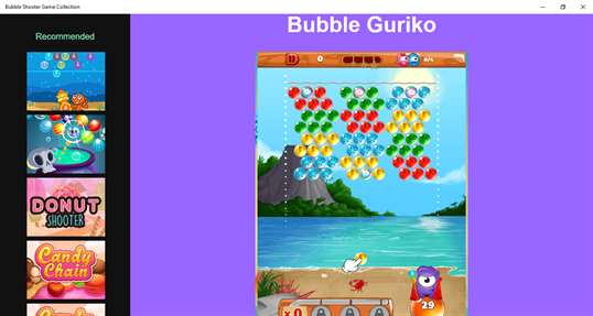 Bubble Shooter Game Collection screenshot 1