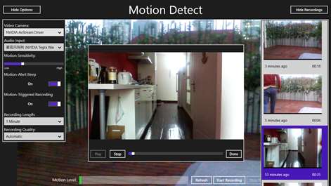 Motion Detect Screenshots 1
