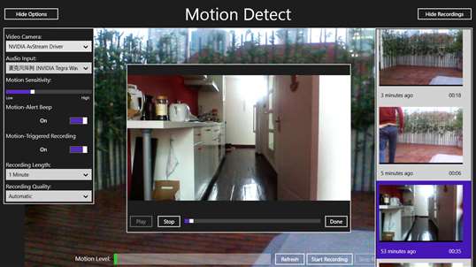 Motion Detect screenshot 1