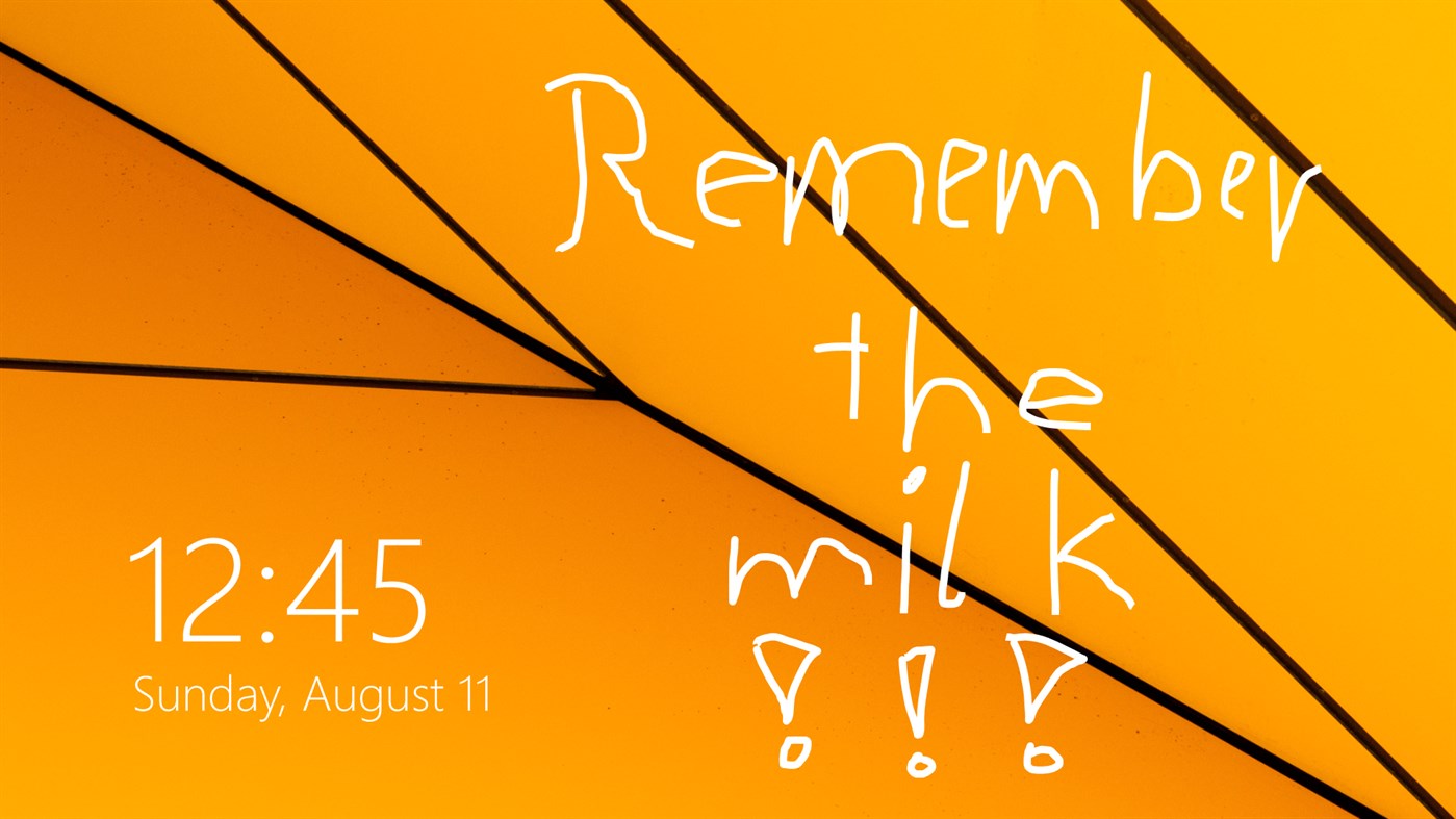 #3. Lock Screen Notes (Windows) Tekijänä: FHindustries