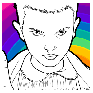 Coloriage Stranger Things