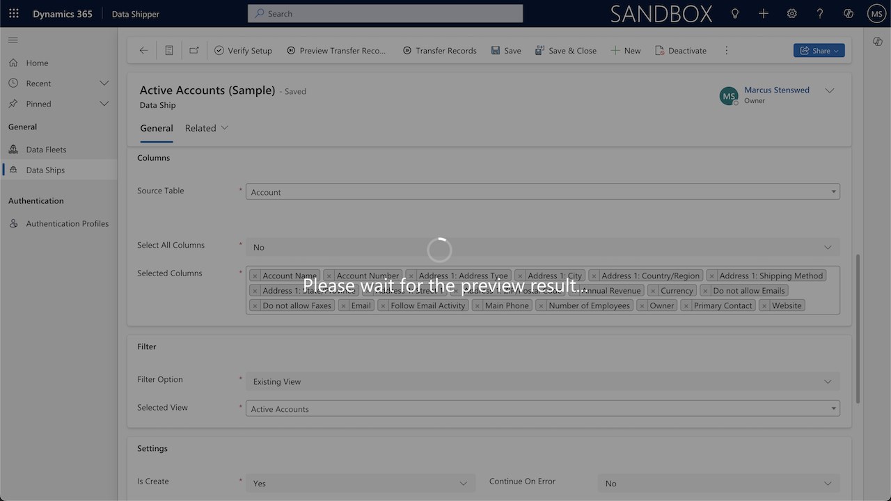 Snapshot 3 of Data Shipper