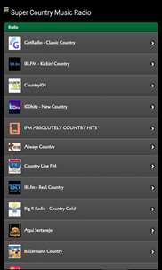 Super Country Music Radio screenshot 1
