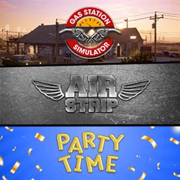 Aperçu Gas Station Simulator, Airstrip DLC and Party Time DLC Bundle