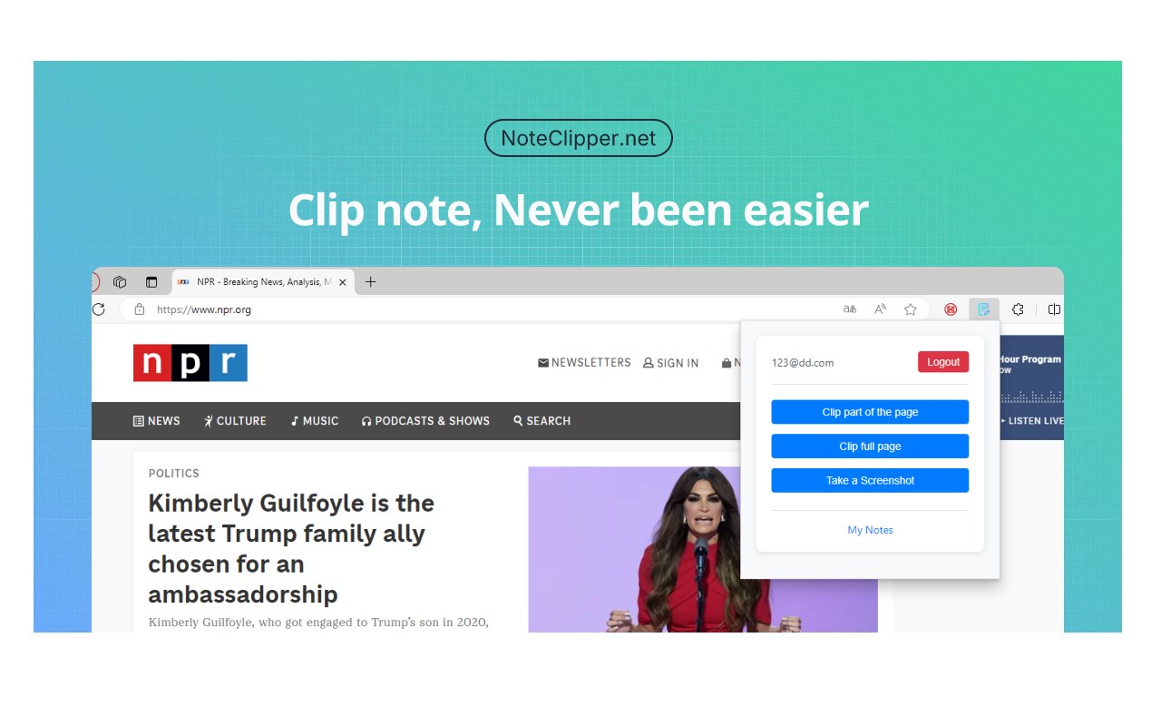 EasyNote Web Clipper