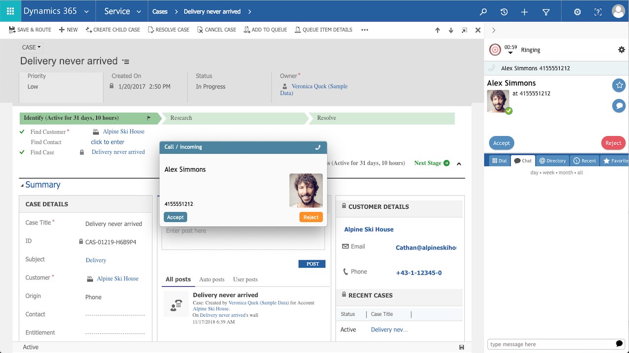 Snapshot 6 of Bright Pattern Omnichannel Contact Center for Dynamics and Teams