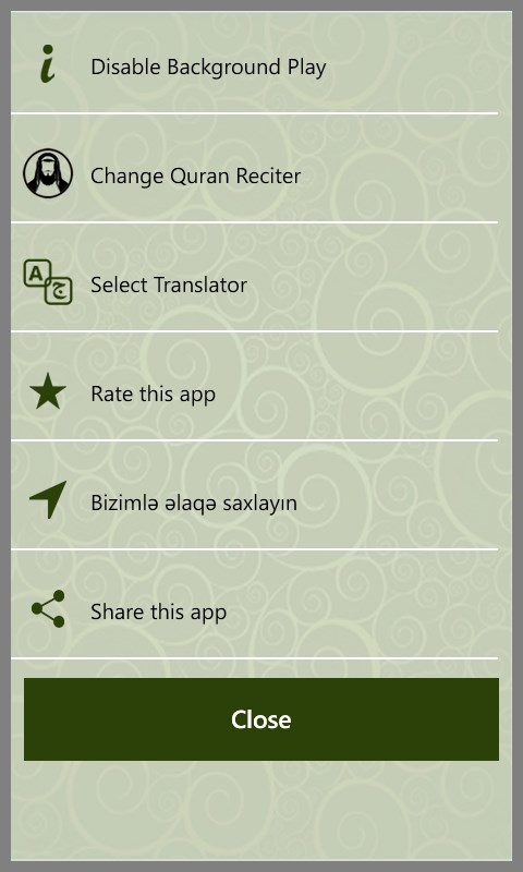 Screenshot 8 Quran Azərbaycan windows