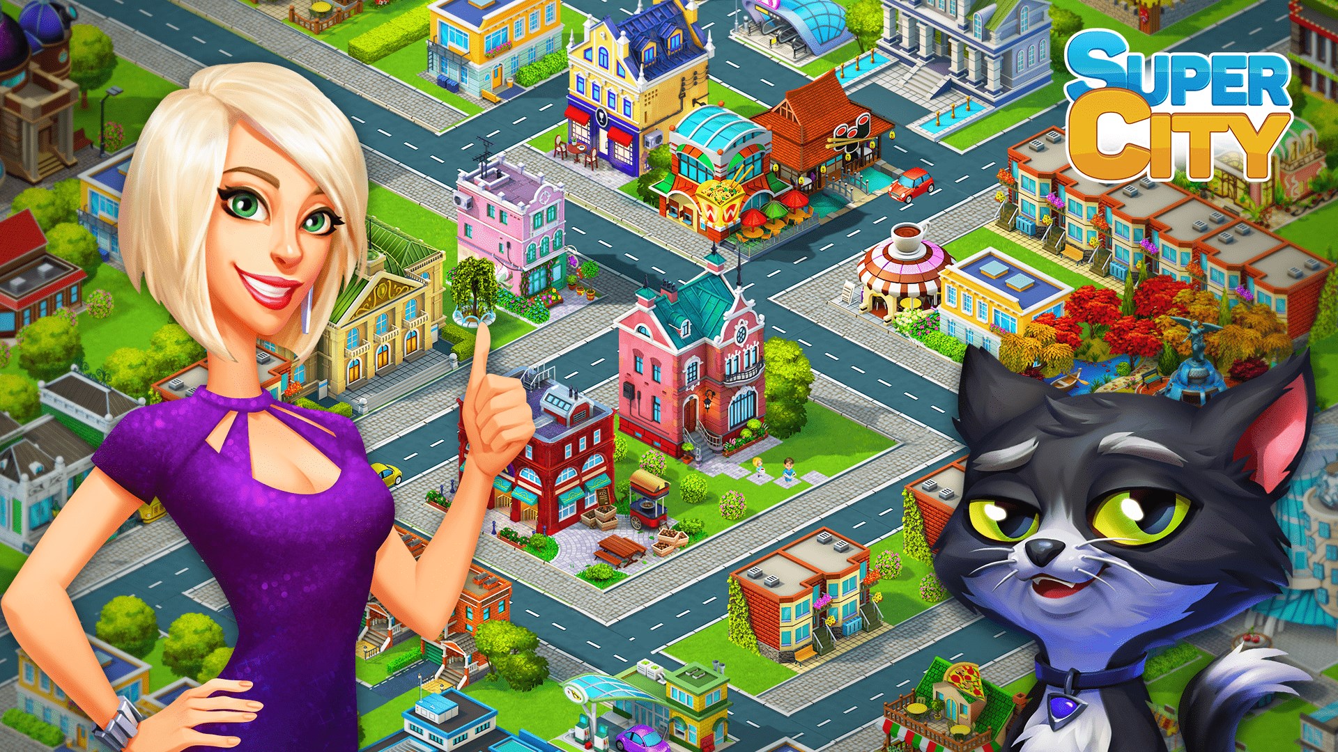 Build beautiful houses for your citizens