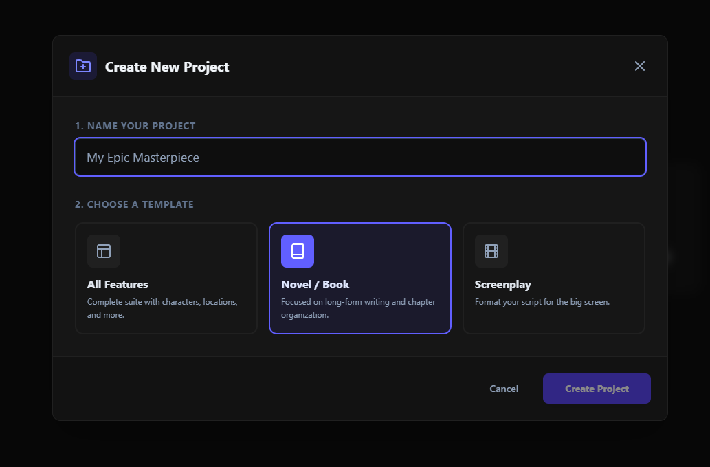 NX-Writer screenshot