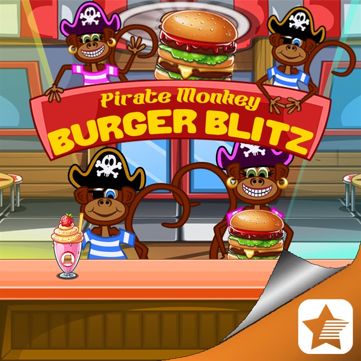 Pirate Monkey Burger Blitz