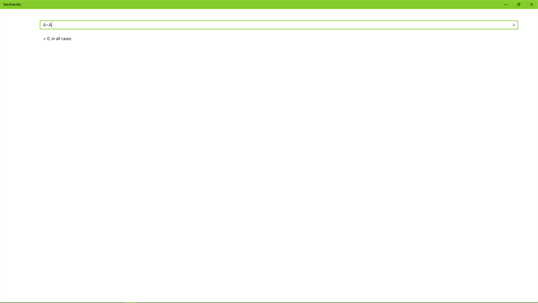 Satisfiability screenshot 3