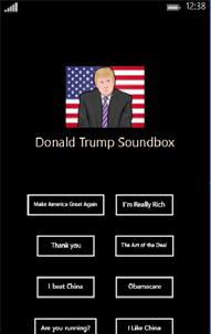 Donald Trump Soundbox screenshot 1