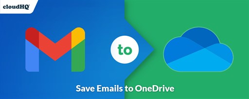 Save Emails to OneDrive by cloudHQ marquee promo image