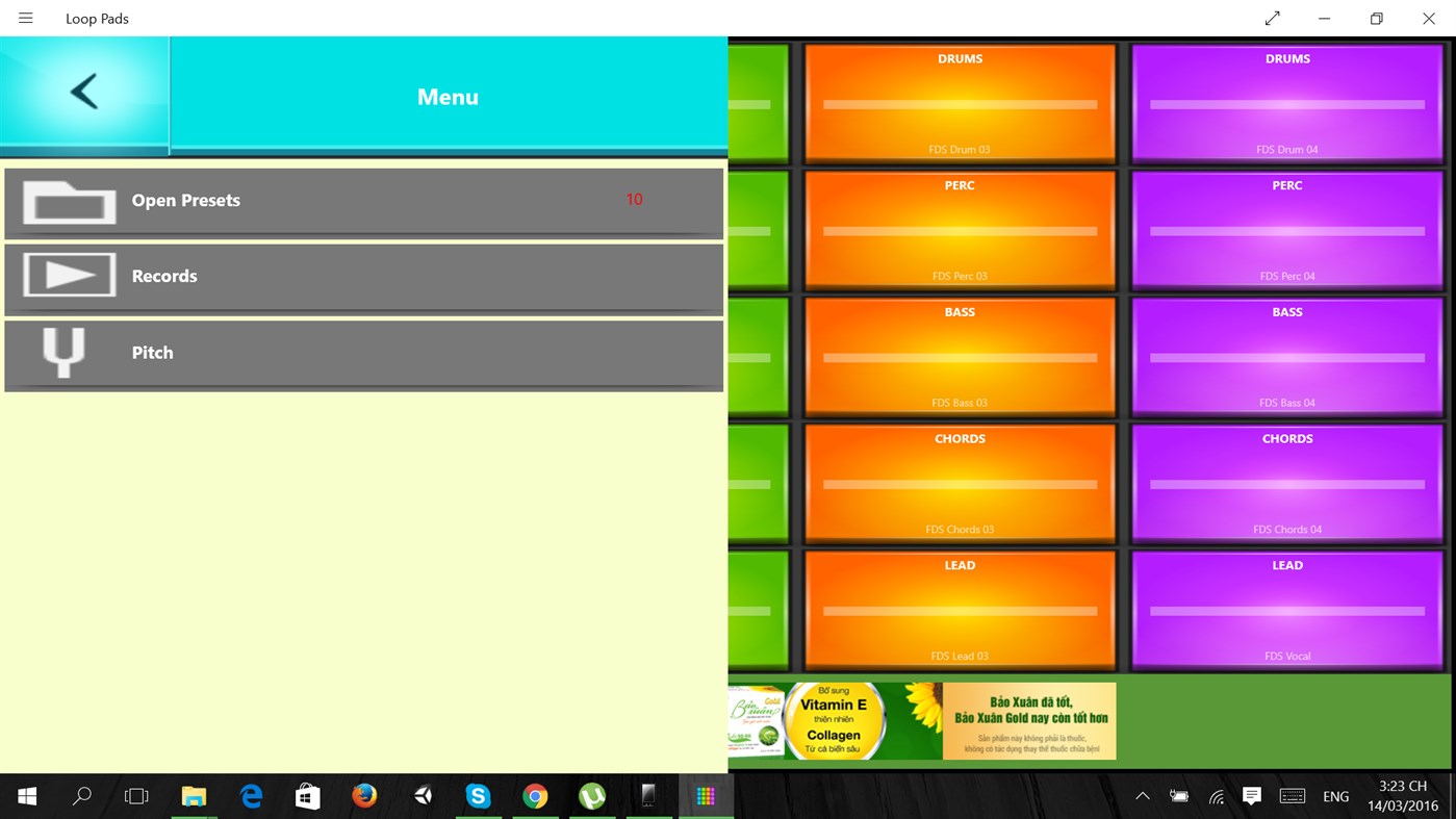 #2. Electric Loop Pads (Windows) By: JetSoft Studio