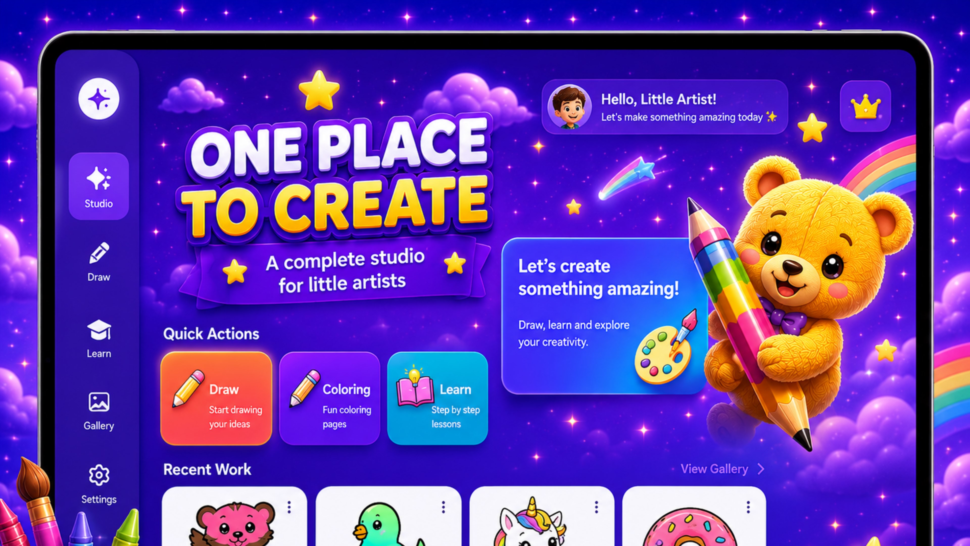 Kids Artist Studio screenshot