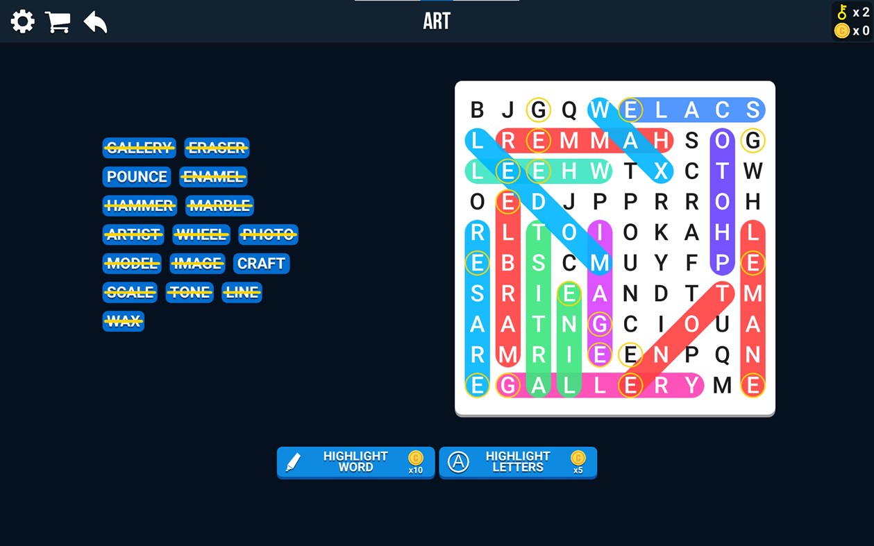 #3. Word Search INFINITE+ : PC & XBOX (Xbox) Ved: NovaSoftwares