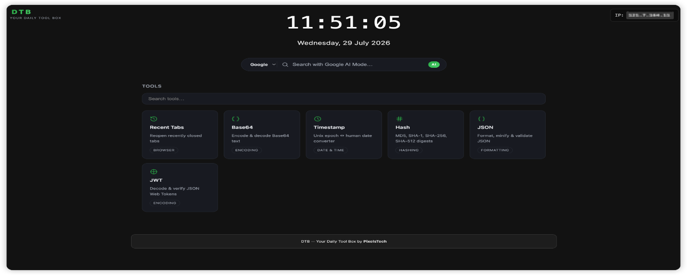 DTB - Daily Tool Box