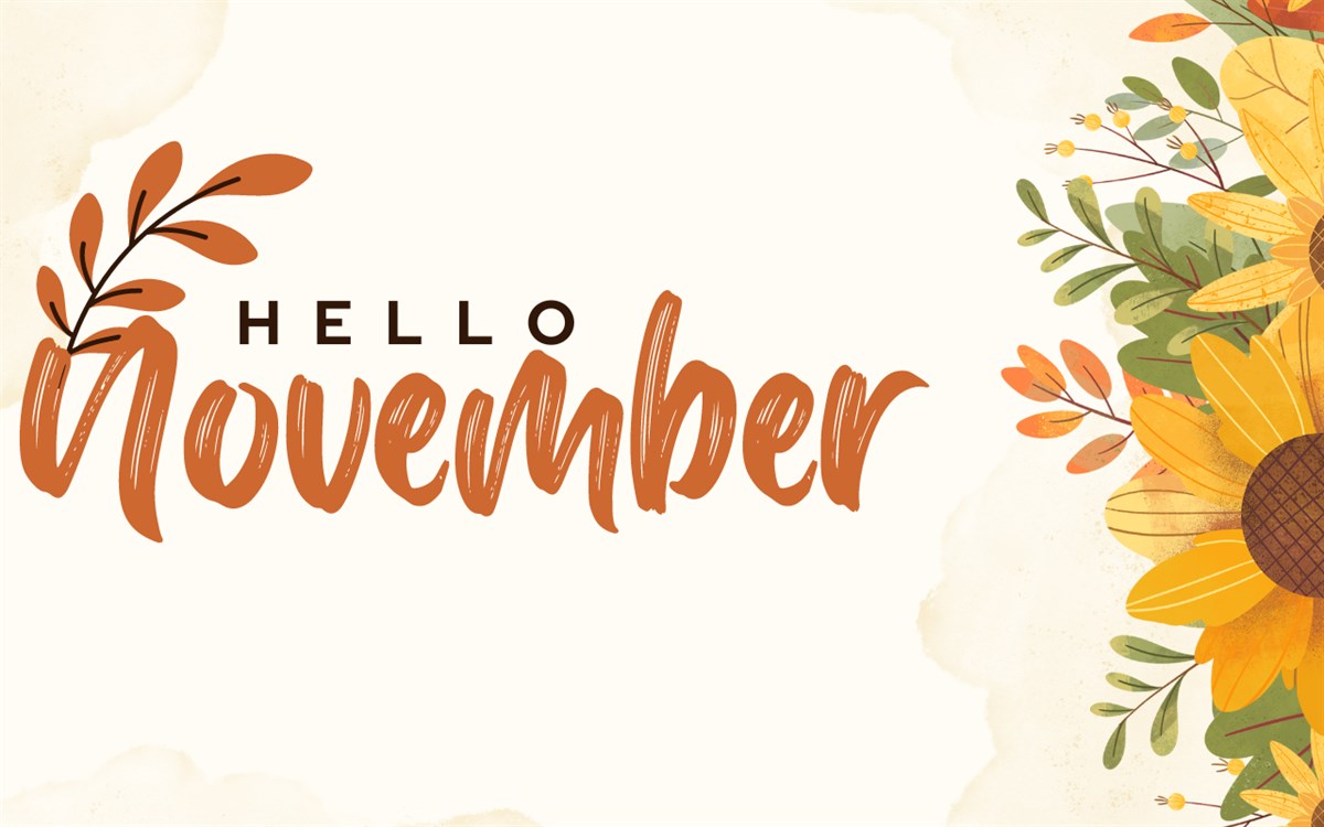 Hello November New Theme Wallpaper New Tab