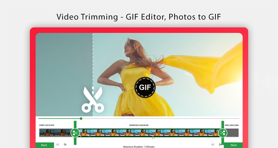 Criação de GIF - Microsoft Apps