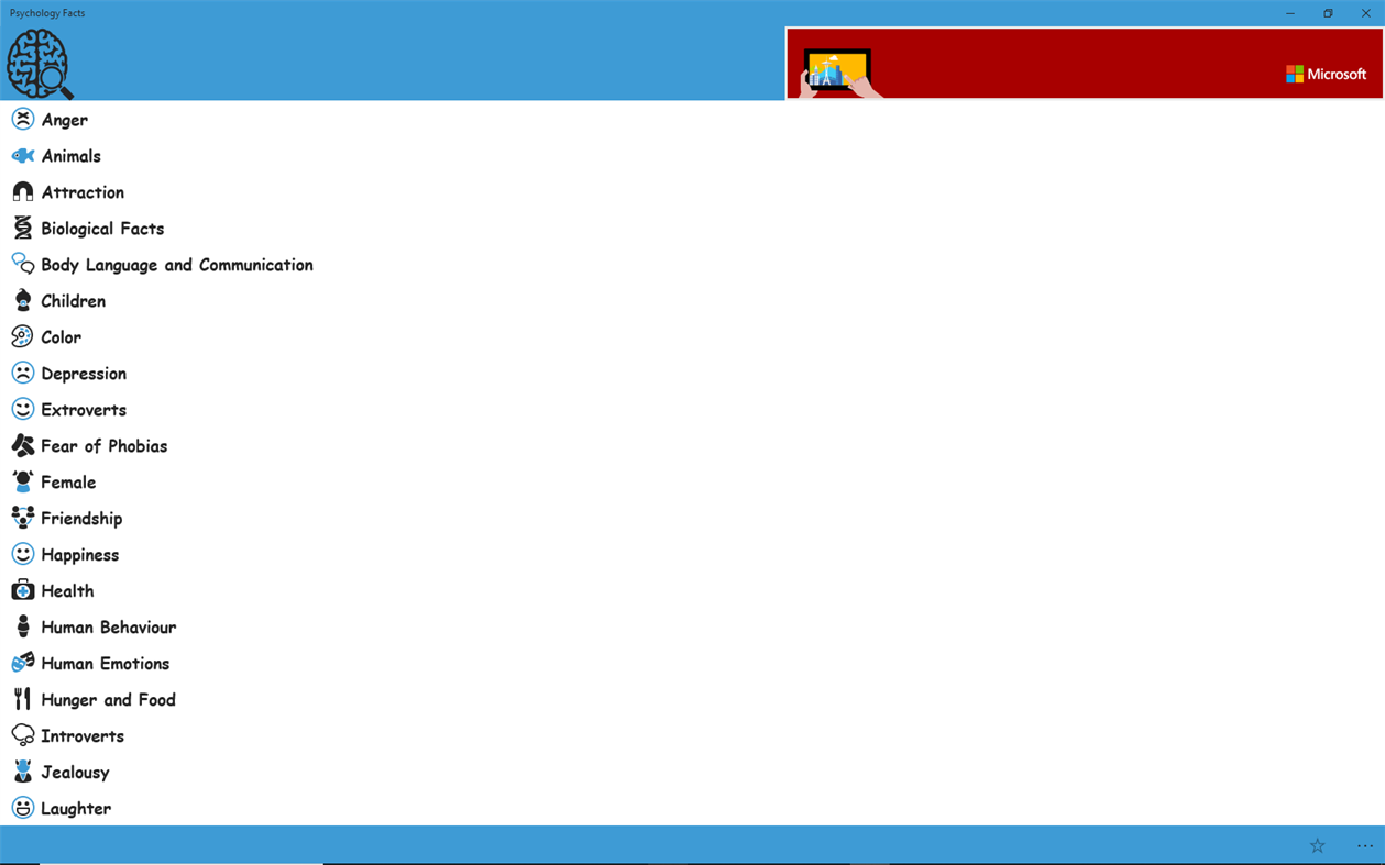 #1. Psychology Facts (Windows) Göre: McKisic Designs LLC