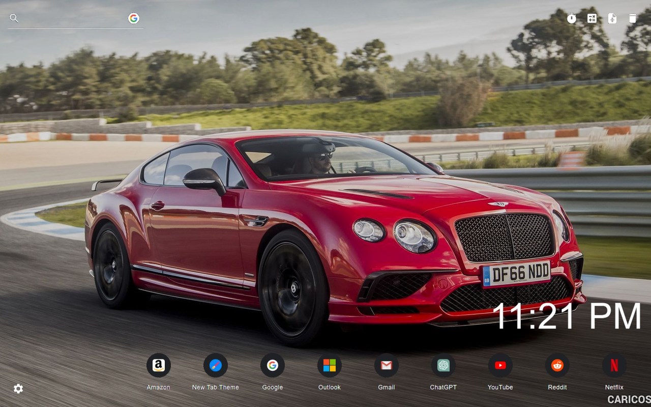 Bentley Wallpaper New Tab