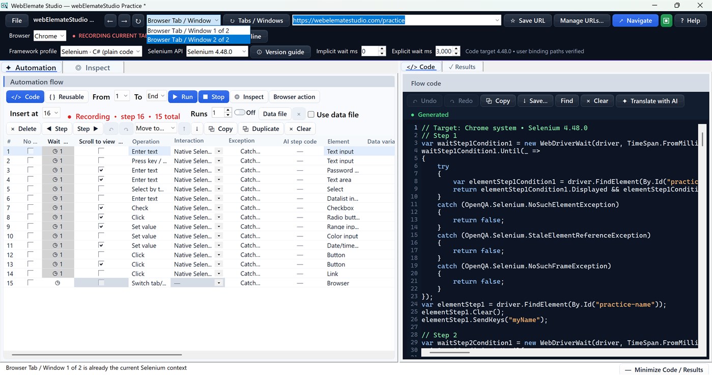 #3. WebElemate Studio (Windows) De: Dhaval Parikh
