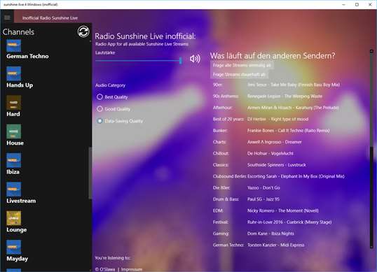 sunshine-live 4 Windows (inofficial) screenshot 1
