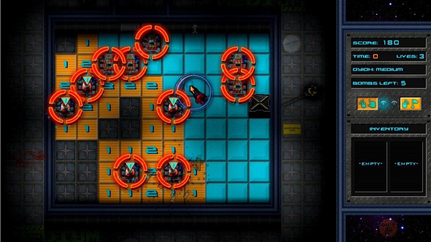 #4. Metal Earth The Minesweeper (Windows) By: Glaring Productions