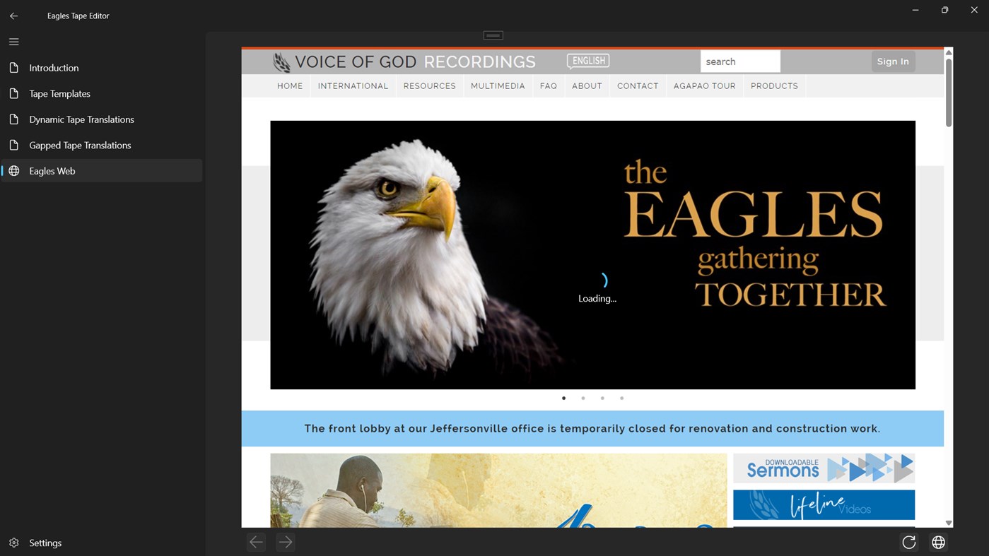 #6. Eagles Tape Editor (Windows) Por: Amos Sitenda