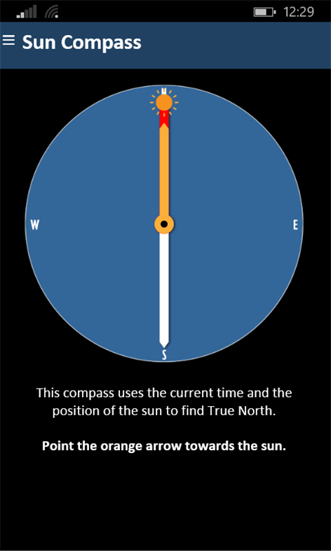 Sun Compass Adfree Screenshots 1