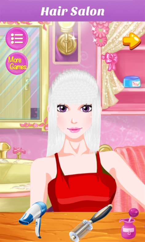 Hollywood Fashion Model Hair Salon Screenshots 1