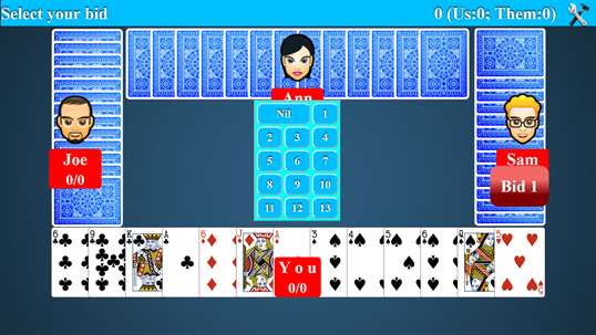 Spades Card Classic screenshot 1