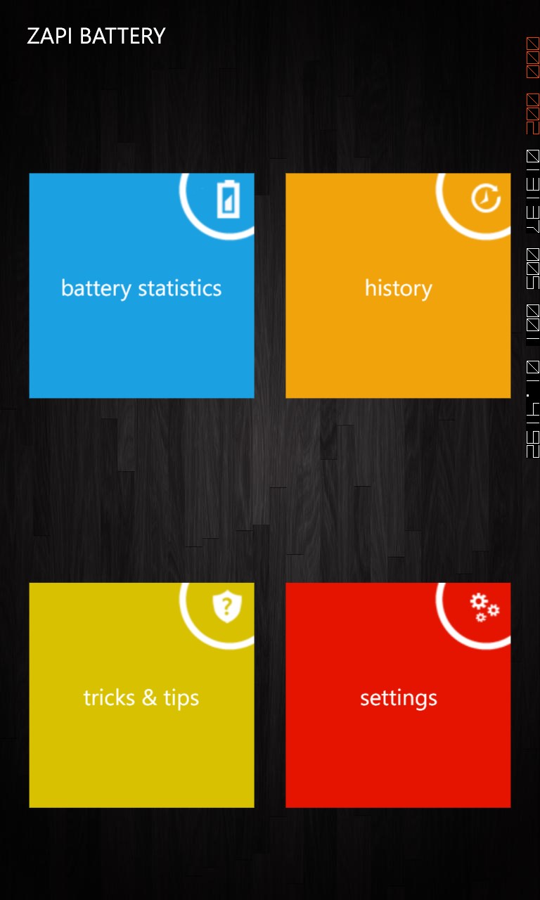 Screenshot 1 Zapi Battery windows
