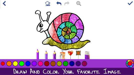 Learn to Draw , Glitter & Color: Draw Step by Step screenshot 4