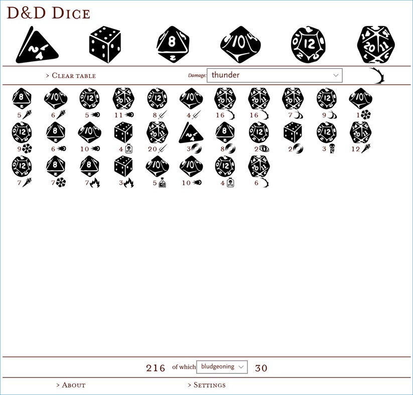#4. D&D Dice (Windows) 由: IgorX2