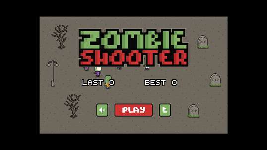 Zombie Shooter 8 bit mobile screenshot 1