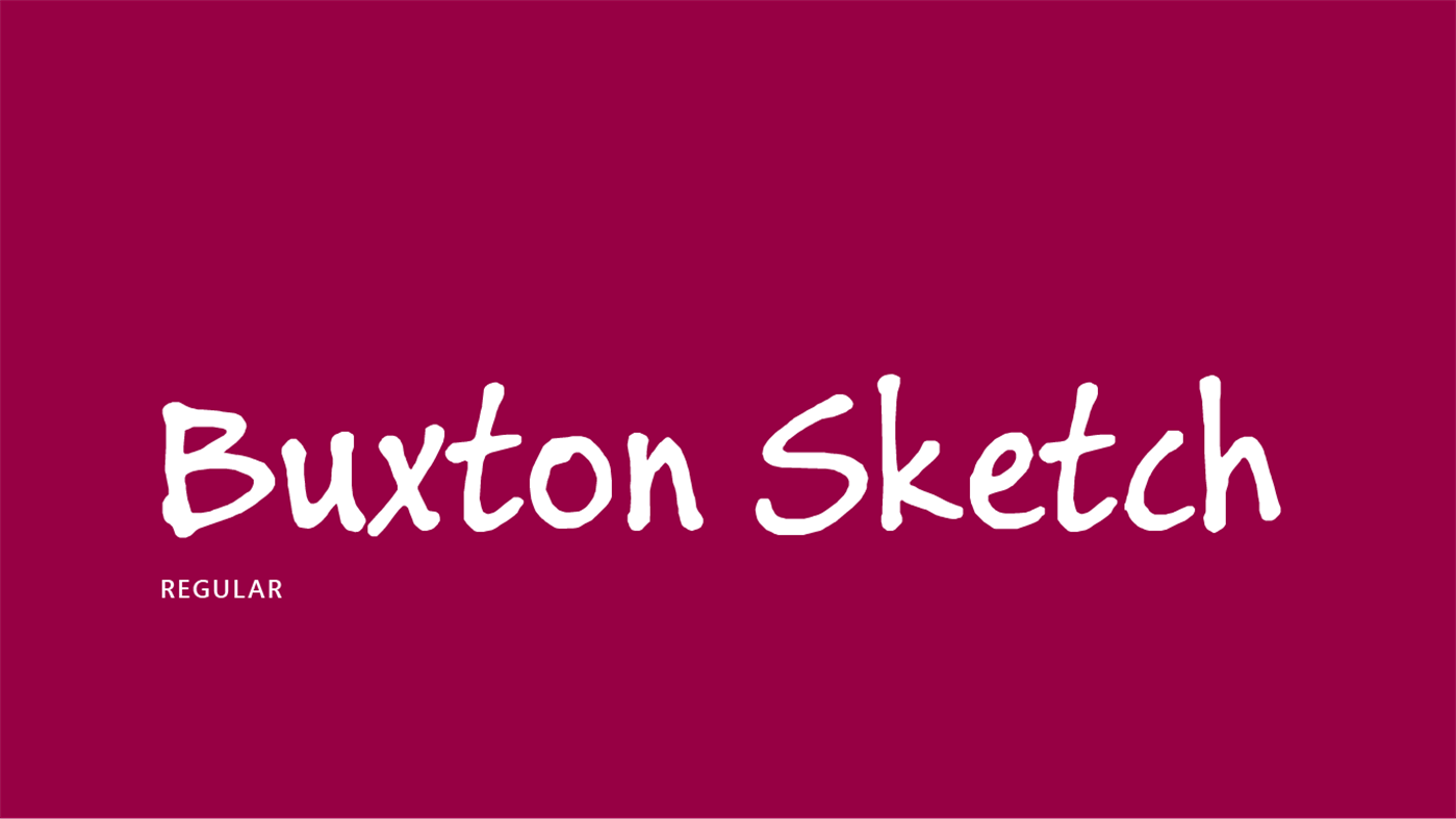 #1. Buxton Sketch (Windows) Ved: Microsoft Corporation
