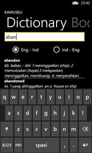 Kamusku (English - Indonesian Dictionary) screenshot 1