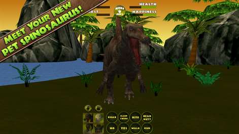 Virtual Pet Dinosaur Spinosaurus Screenshots 1