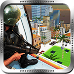 Gunship Helicopter City Shooting